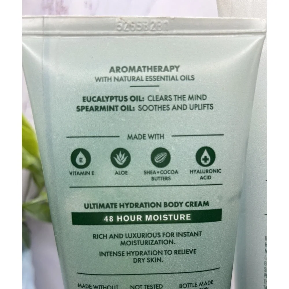 Bath & Body Works Eucalyptus Spearmint Stress Relief 2 Pc Body Care Set